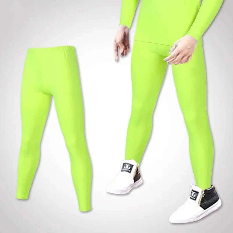 Kids Running Tights for Sports and Fitness-Sky Blue / Adults S