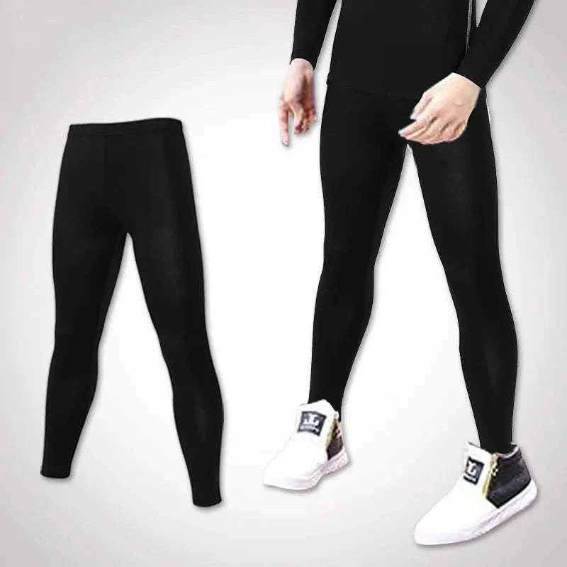 Kids Running Tights for Sports and Fitness-Sky Blue / Adults S