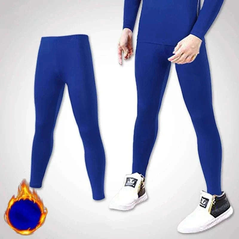 Kids Running Tights for Sports, Training, and Everyday Play-Sky Blue / Adults S