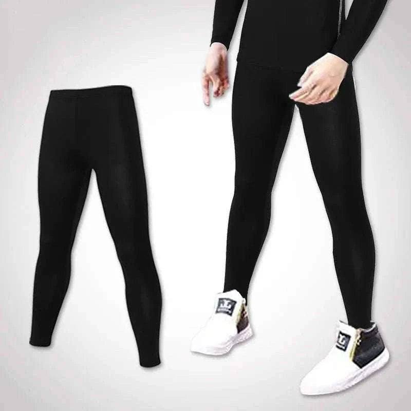Kids Running Tights for Sports, Training, and Everyday Play-Sky Blue / Adults S