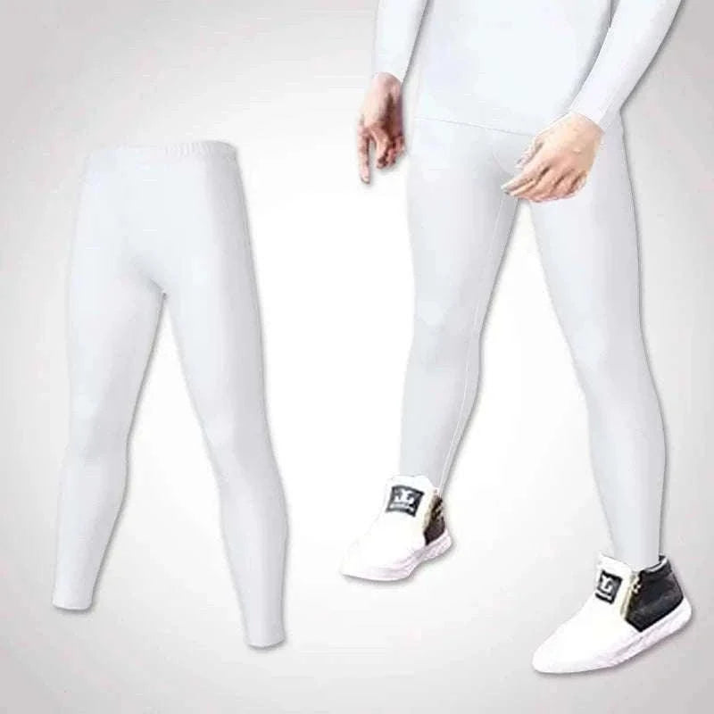 Kids Running Tights for Sports, Training, and Everyday Play-Sky Blue / Adults S