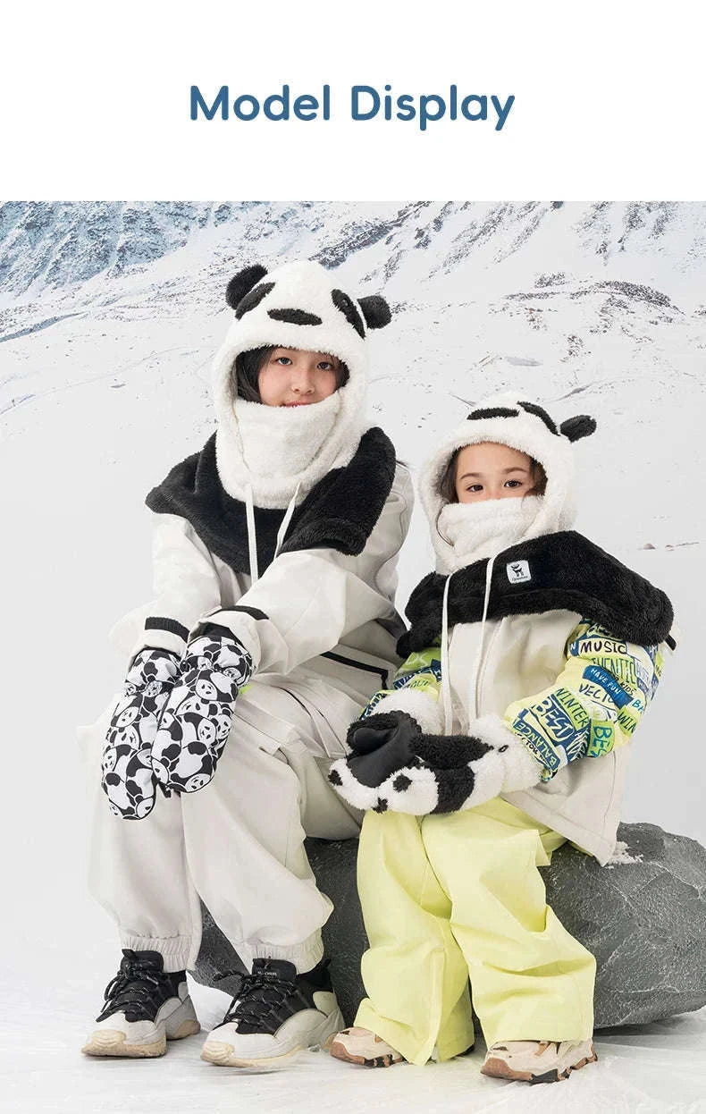 Kids Winter Ski Gloves Waterproof Non-Slip Touchscreen Warm Gloves-014-S349 / L