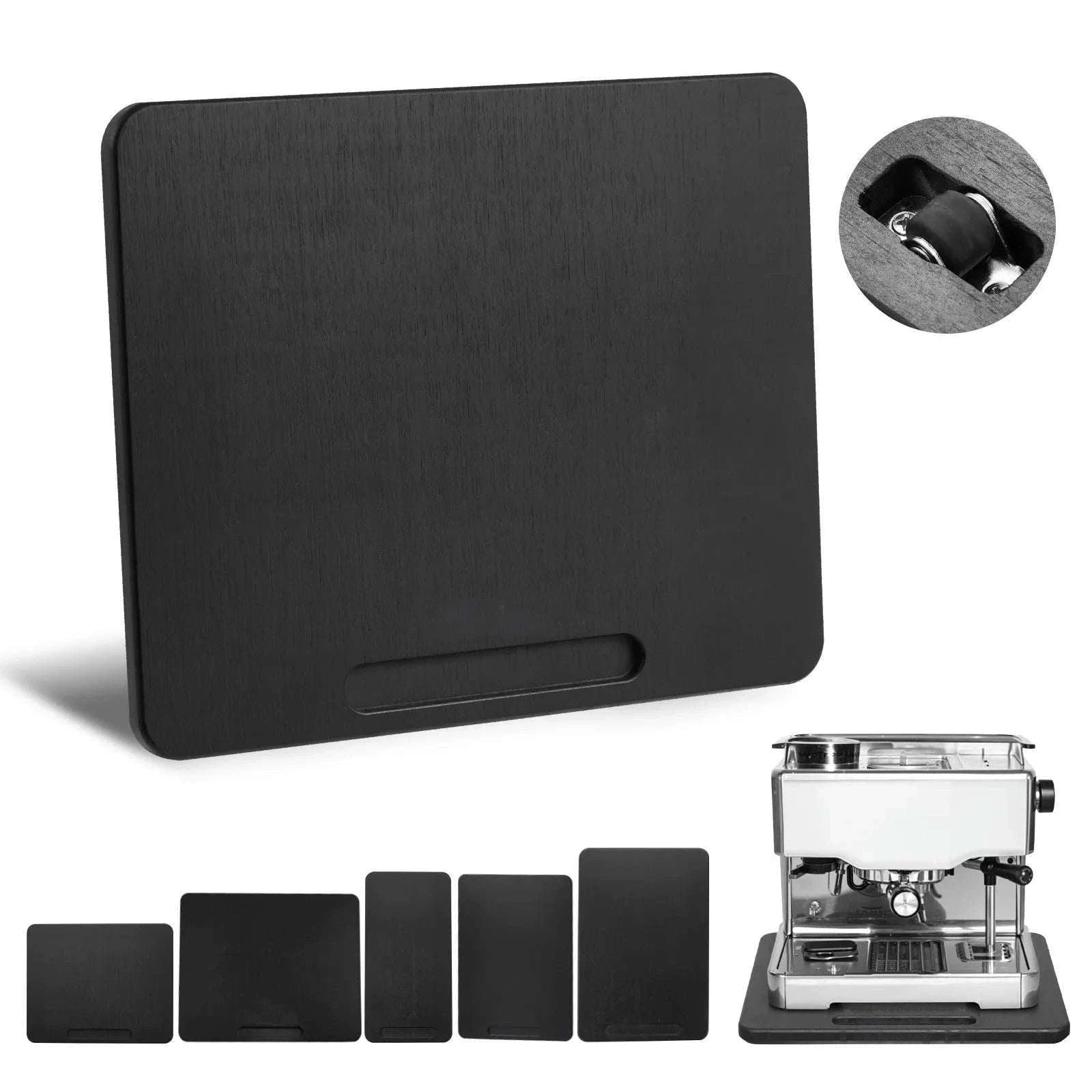 Kitchen Appliance Sliding Tray with Wheels for Coffee Makers-10.5 x 13 in / United States