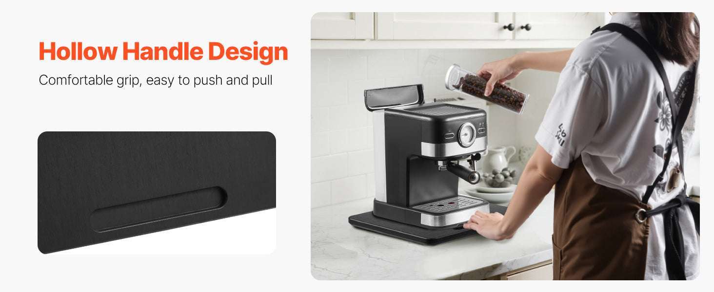 Kitchen Appliance Sliding Tray with Wheels for Coffee Makers-10.5 x 13 in / United States