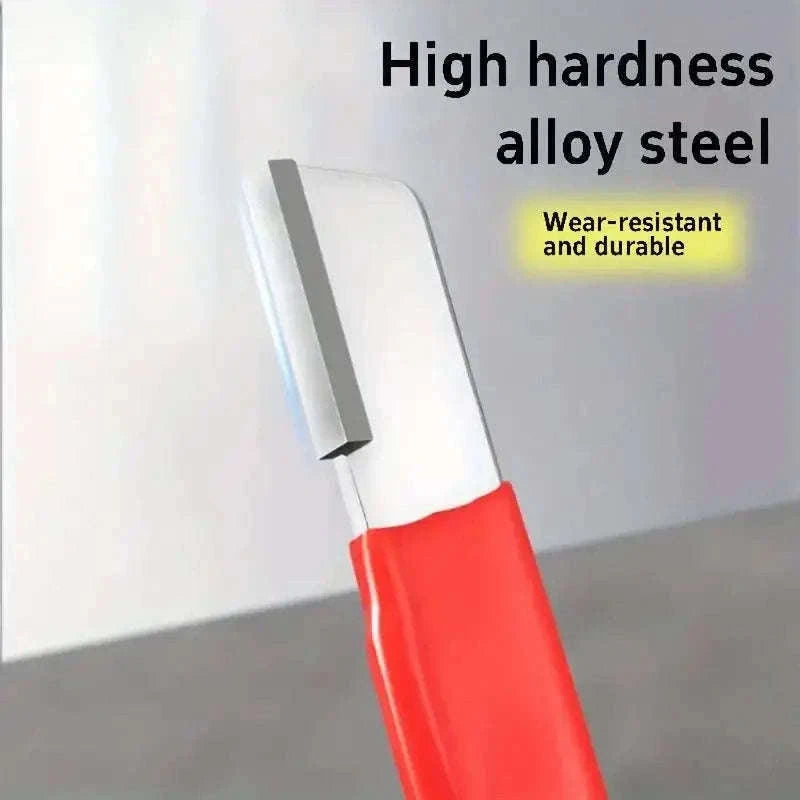 Kitchen Knife Sharpener with Dual-Stage Tungsten and Ceramic-RED / One-size-fits-all