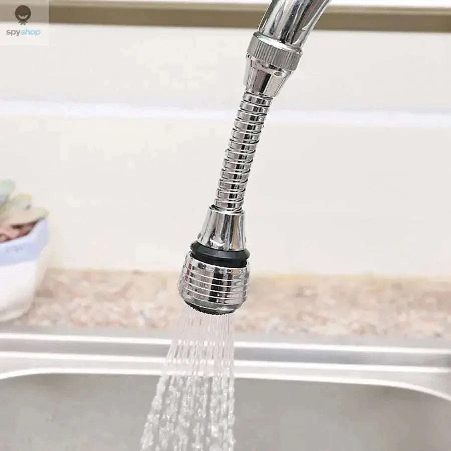Kitchen Stainless Steel Faucet Extender – 360° Flexibility and Dual Water Modes-Light Grey