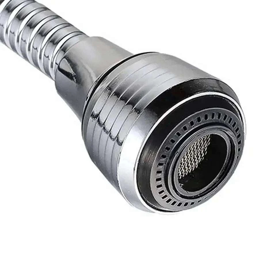 Kitchen Stainless Steel Faucet Extender – 360° Flexibility and Dual Water Modes-