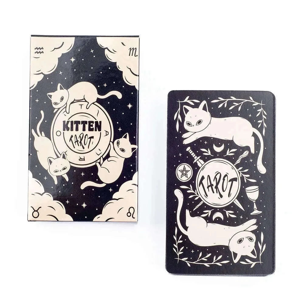 Kitten Tarot Deck with 78 Cards and Whimsical Cat Art-TK11K