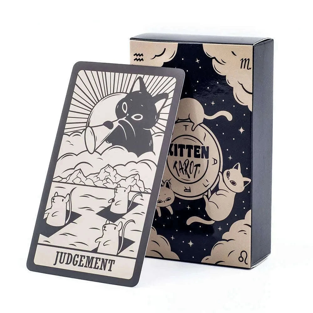 Kitten Tarot Deck with 78 Cards and Whimsical Cat Art-TK11K