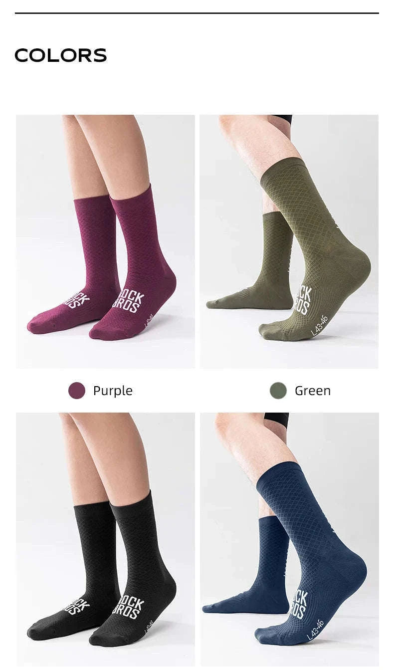 Knee-High Cycling Socks with Sweat-Wicking Comfort-49210016-01 / M(EUR 39-42)