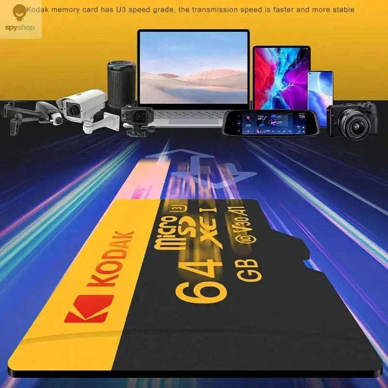 KODAK Micro SD Card for Fast, Dependable Device Storage-128GB