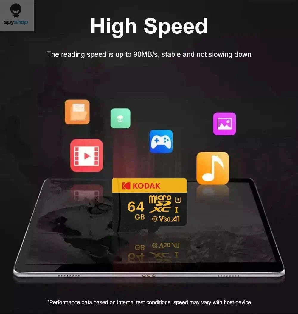 KODAK Micro SD Card for Fast, Dependable Device Storage-128GB