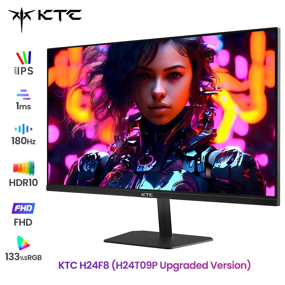 KTC H24F8 23.8" 180Hz Gaming Monitor with Fast IPS and HDR10-H24F8 / spain
