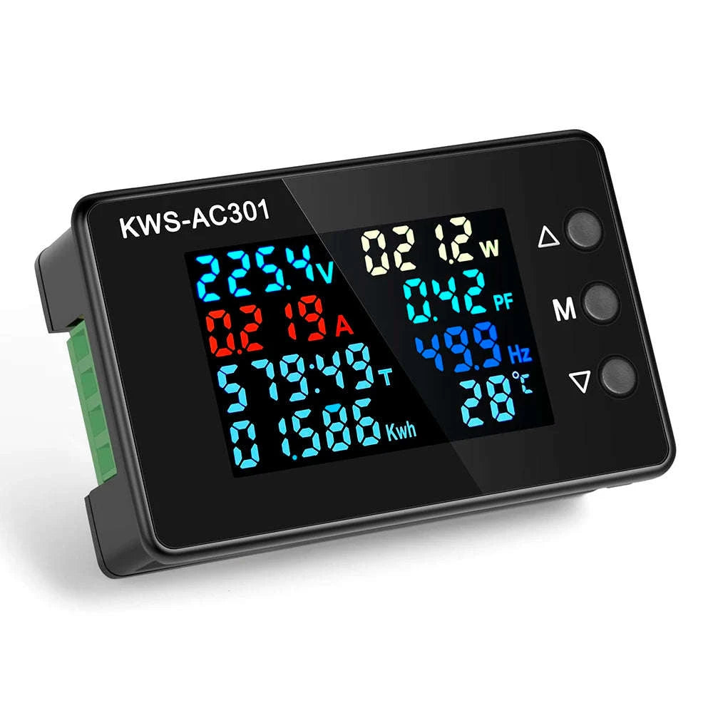KWS-AC301 Wattmeter Power Meter Voltmeter-KWS-AC301L C