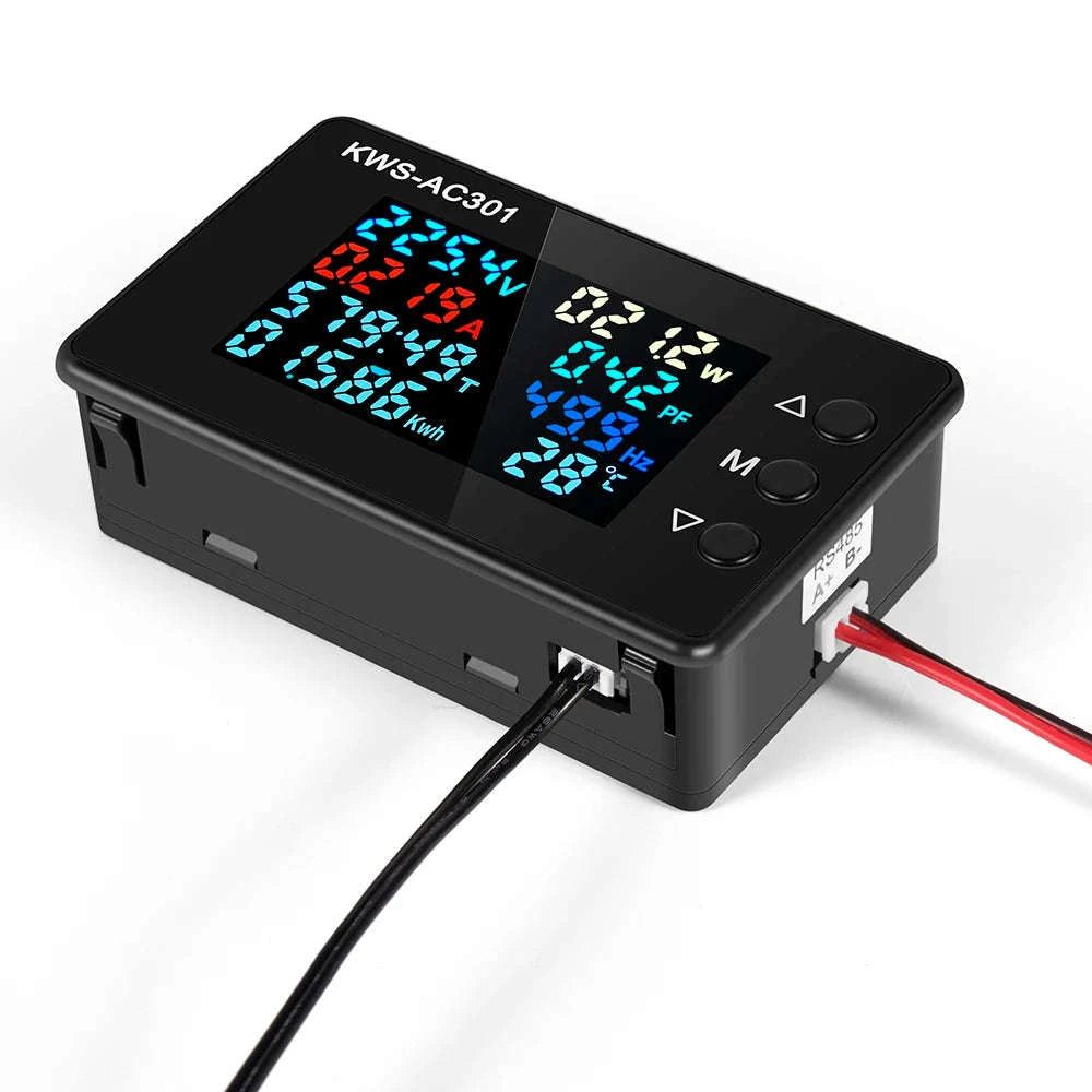 KWS-AC301 Wattmeter Power Meter Voltmeter-KWS-AC301L C