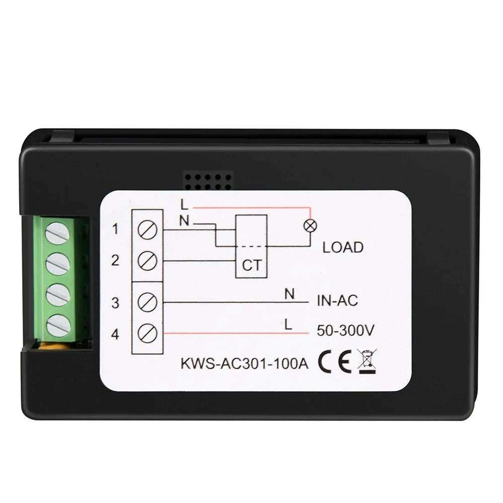 KWS-AC301 Wattmeter Power Meter Voltmeter-KWS-AC301L C