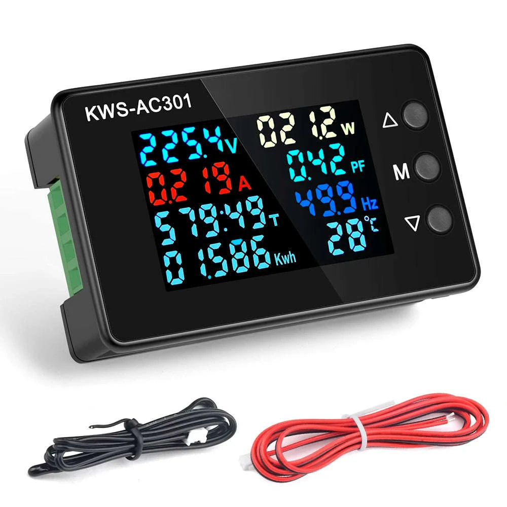 KWS-AC301 Wattmeter Power Meter Voltmeter-KWS-AC301L C