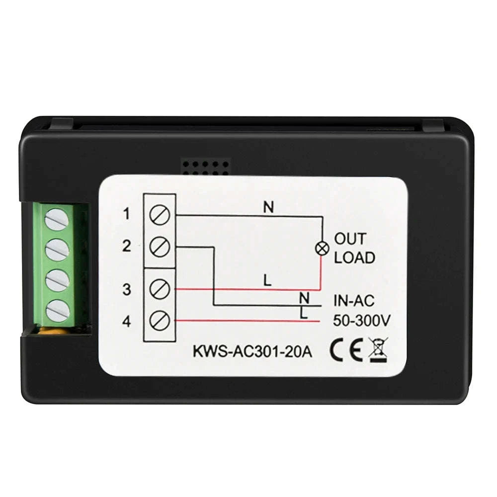KWS-AC301 Wattmeter Power Meter Voltmeter-KWS-AC301L C