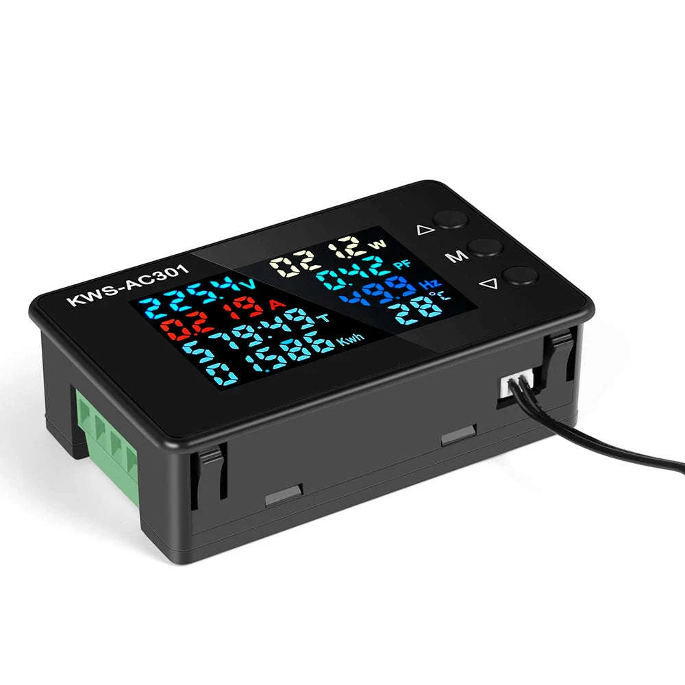 KWS-AC301 Wattmeter Power Meter Voltmeter-KWS-AC301L C