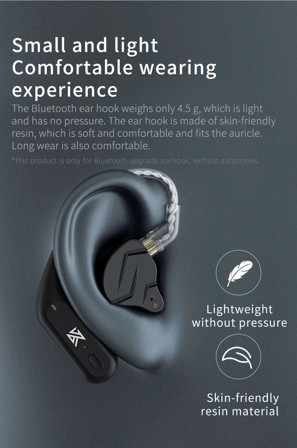 KZ AZ09 Bluetooth Ear Hook Earphones-AZ09 C PIN