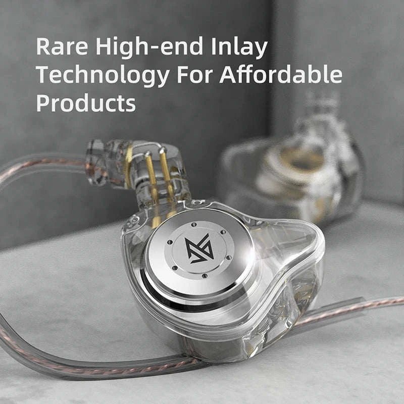 KZ EDX PRO In‑Ear Monitors-Cyan NO MIC / CHINA