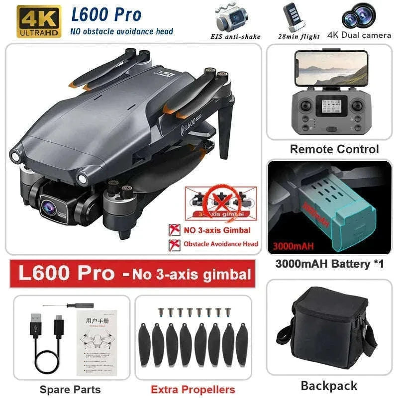 L600 PRO MAX 4K GPS Drone for Stable Aerial Filming-L600-PRO-OAS