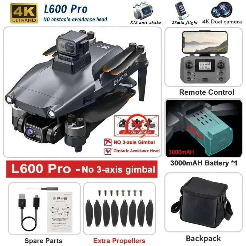 L600 PRO MAX 4K GPS Drone for Stable Aerial Filming-L600-PRO-OAS