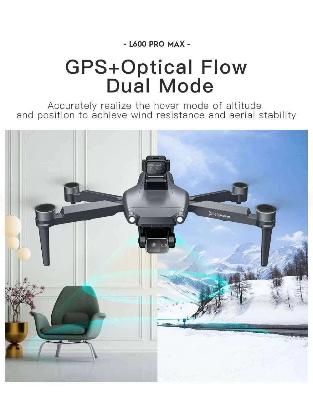 L600 PRO MAX 4K GPS Drone for Stable Aerial Filming-L600-PRO-OAS