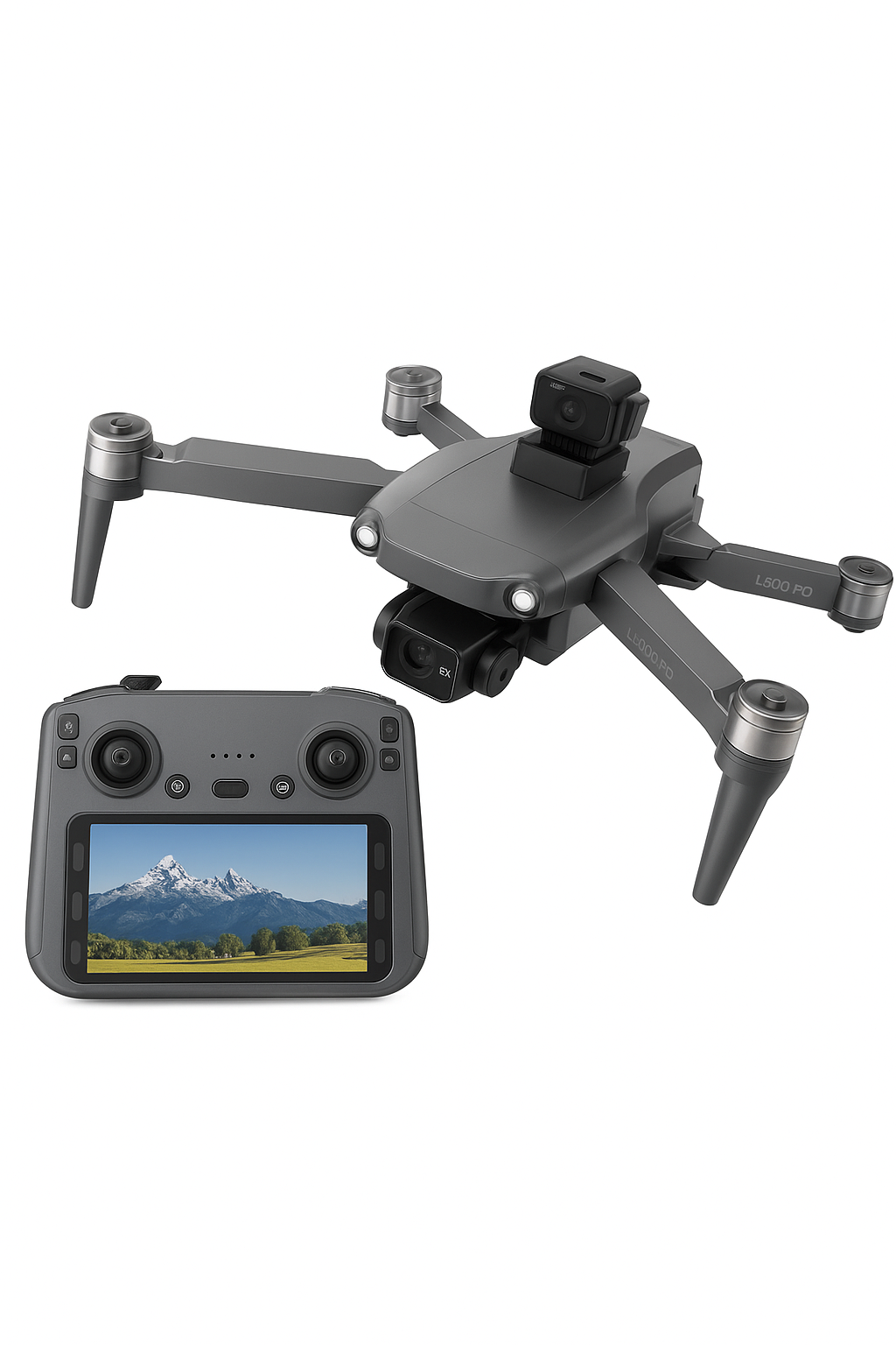 L600 PRO MAX Дрон професионален 8K камера 3-осна стабилизатор Aerial 5G WIFI FPV безчетков мотор 360 ° препятствия лазерно избягване Optical Flow hover с голям екран дистанционно управление самолёт сгъваем дрон за деца G