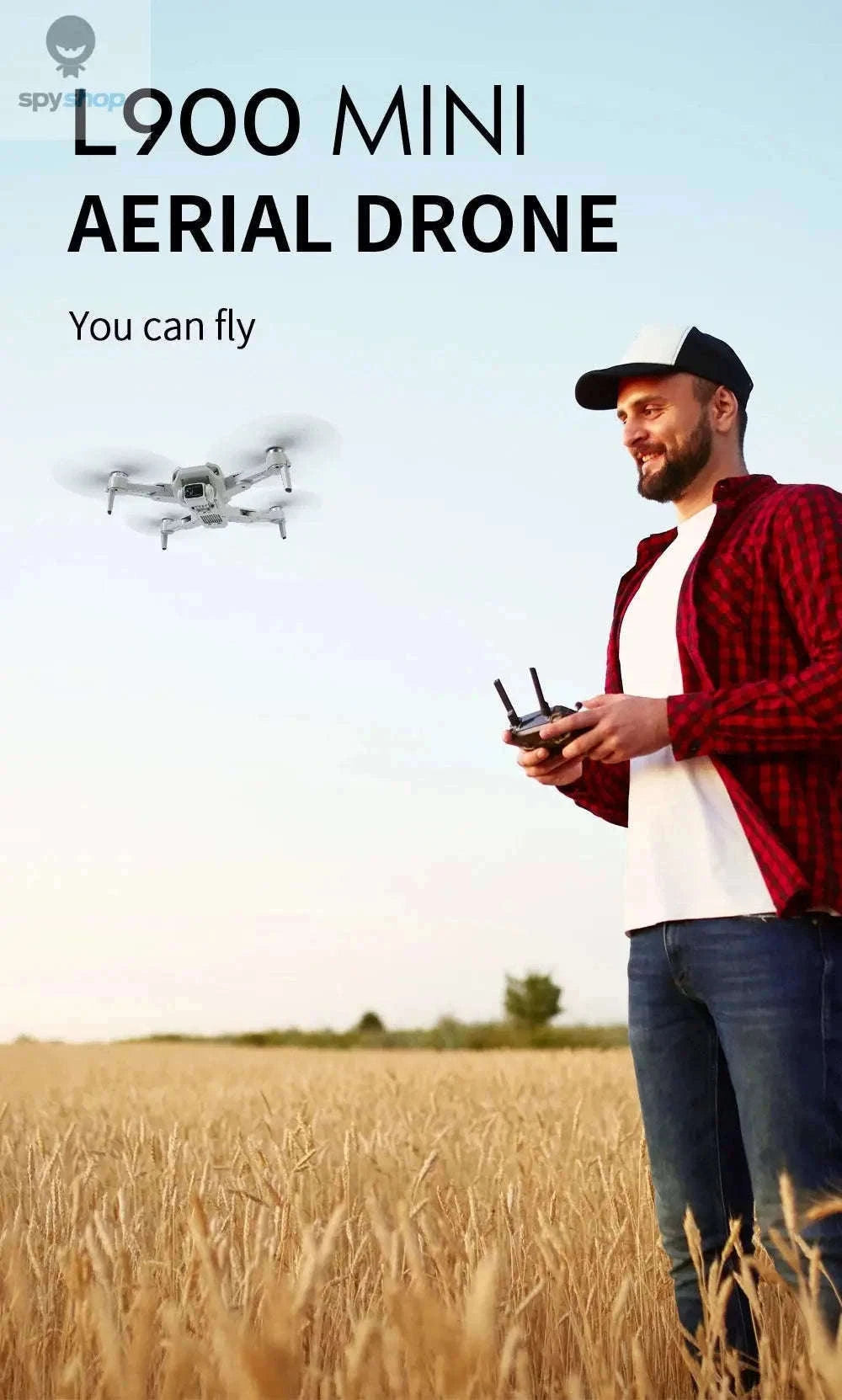 L900 Pro 4K GPS Drone with Foldable Design and FPV-Orange 1B Foambox