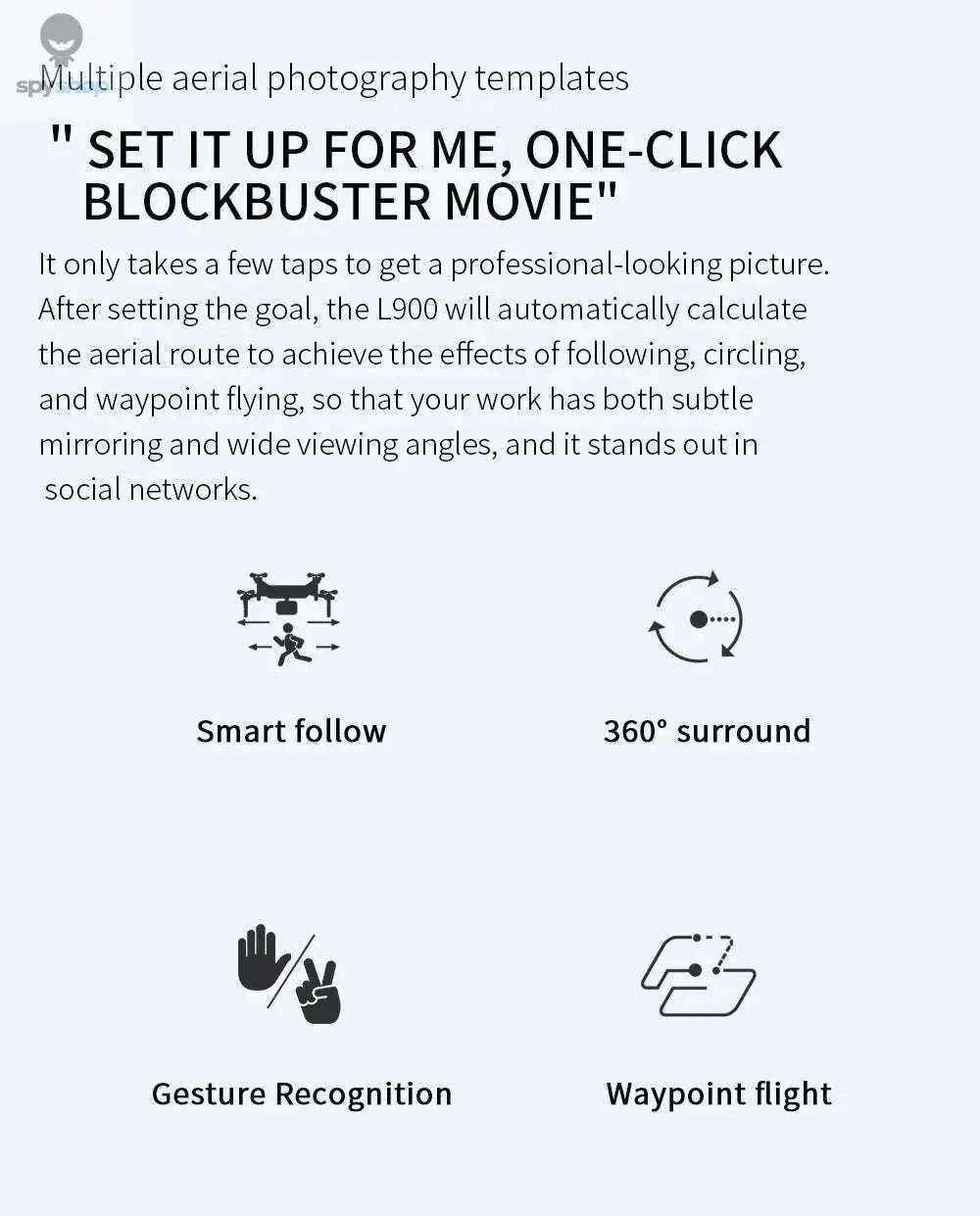 L900 Pro 4K GPS Drone with Foldable Design and FPV-Orange 1B Foambox