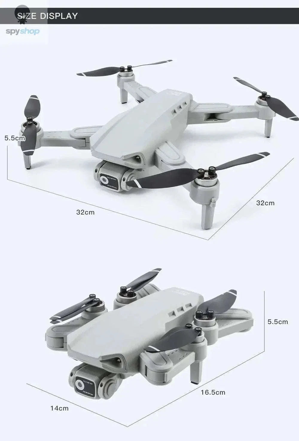 L900 Pro 4K GPS Drone with Foldable Design and FPV-Orange 1B Foambox