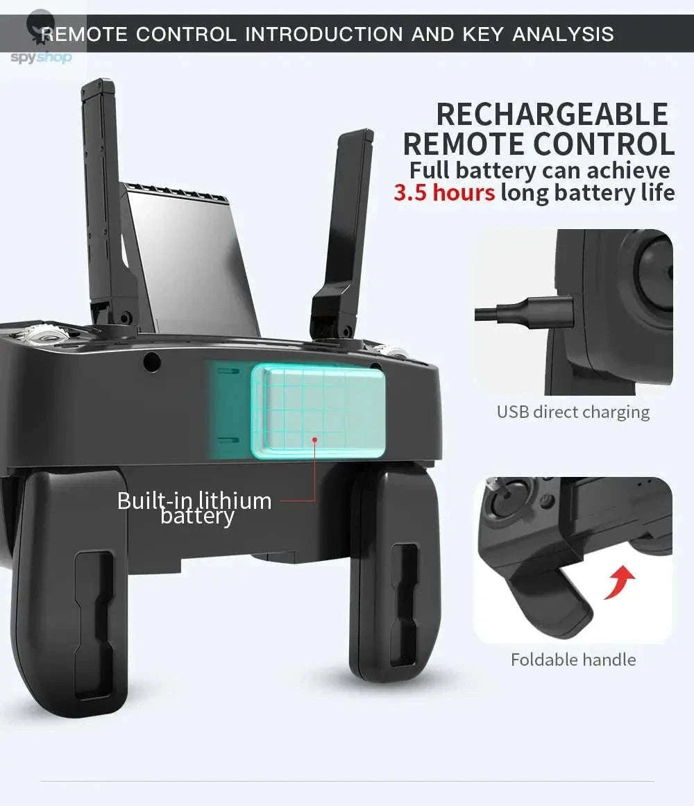 L900 Pro 4K GPS Drone with Foldable Design and FPV-Orange 1B Foambox