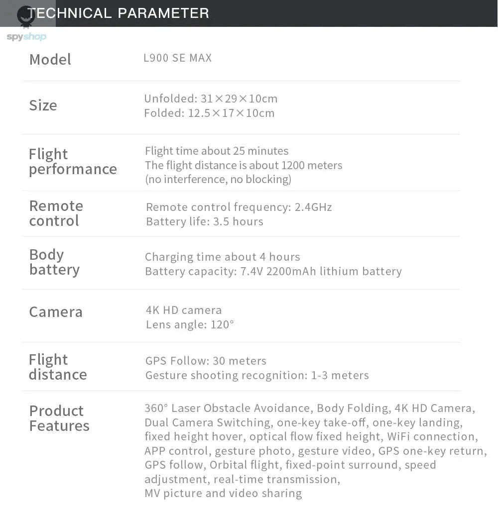 L900 Pro MAX 4K GPS Drone – Dual HD Cameras & 360° Obstacle Avoidance-L900 Pro 1B Foam