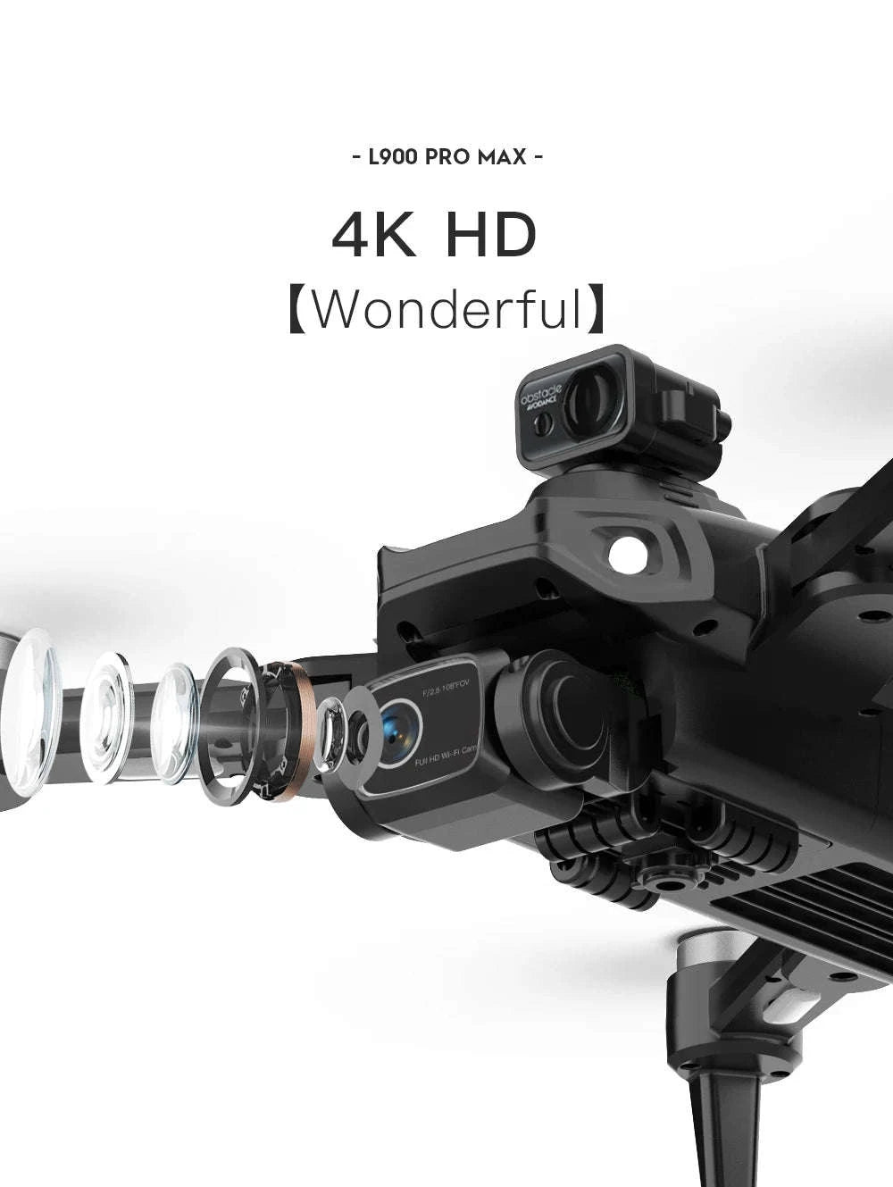 L900 Pro MAX GPS Drone 4K Dual Camera Quadcopter-L900 Pro 1B Foam