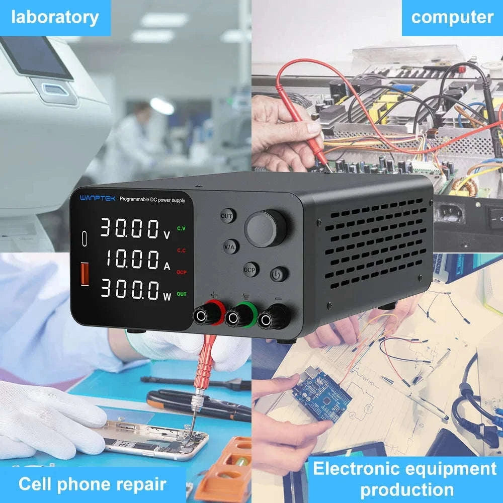 Lab Bench Power Supply Adjustable DC Unit-TPS3010 30V 10A / Poland