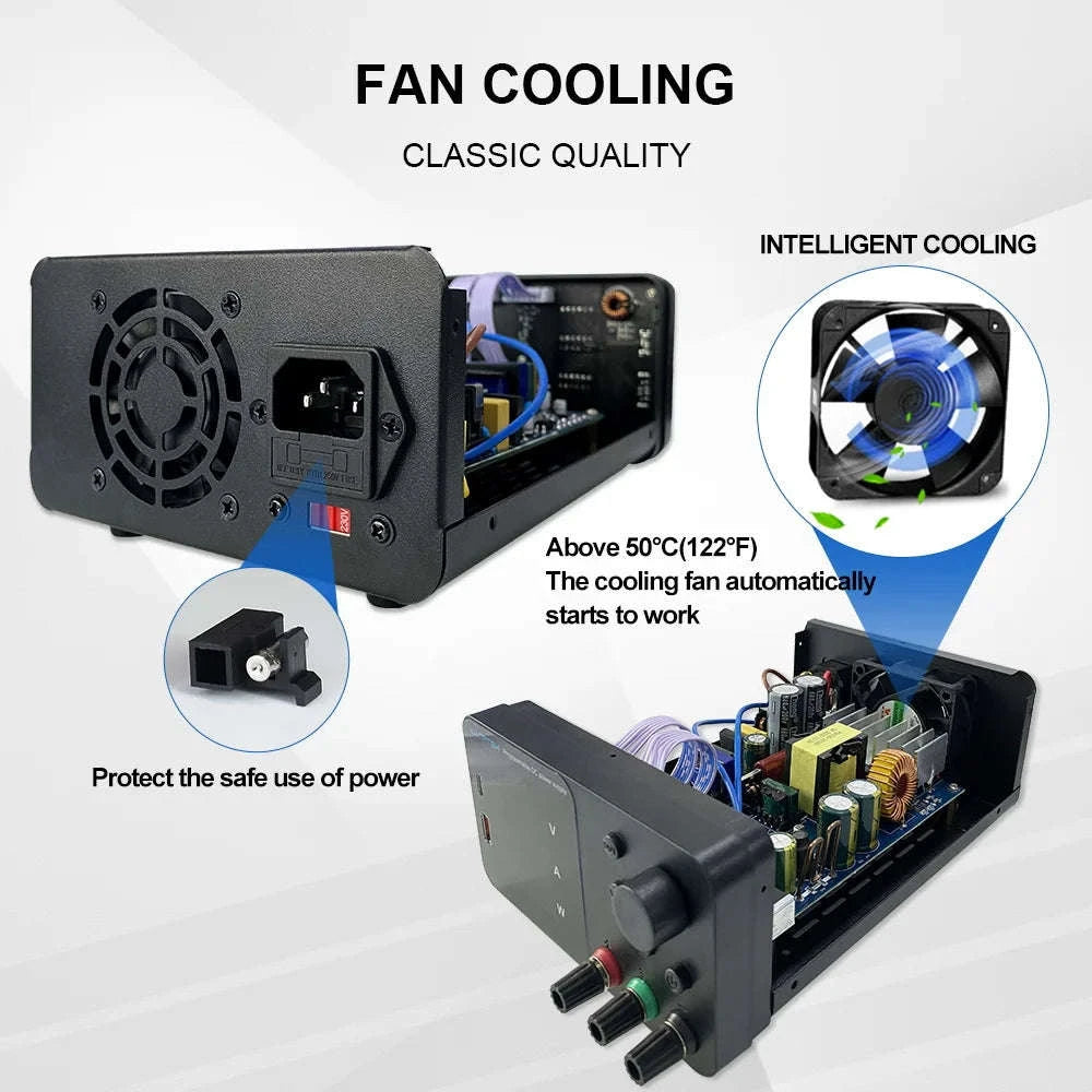 Lab Bench Power Supply Adjustable DC Unit-TPS3010 30V 10A / Poland