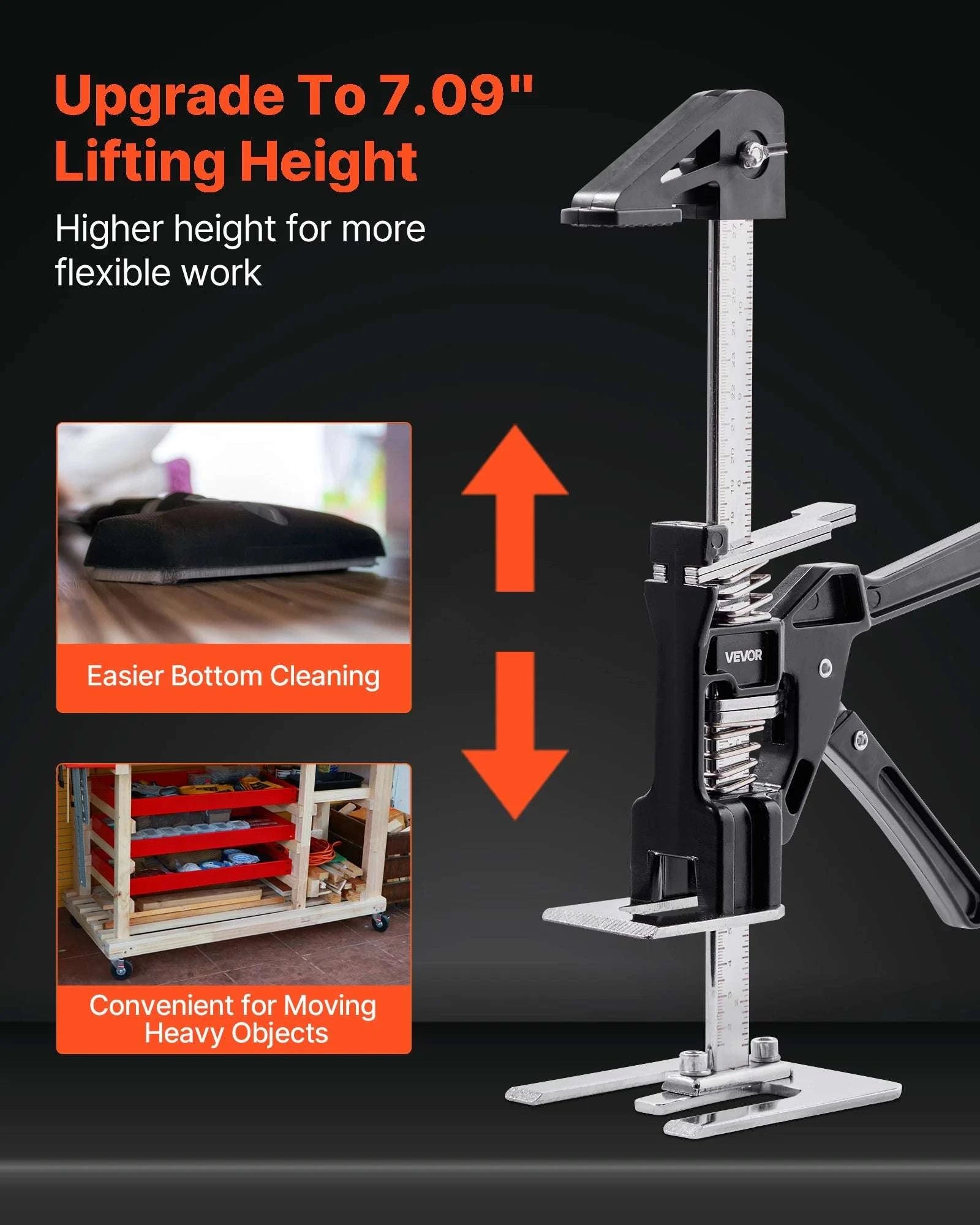 Labor Saving Arm Jack 2PCS Hand Lifting Tool 7.1" 330 lbs-2 mold 220mm / United States