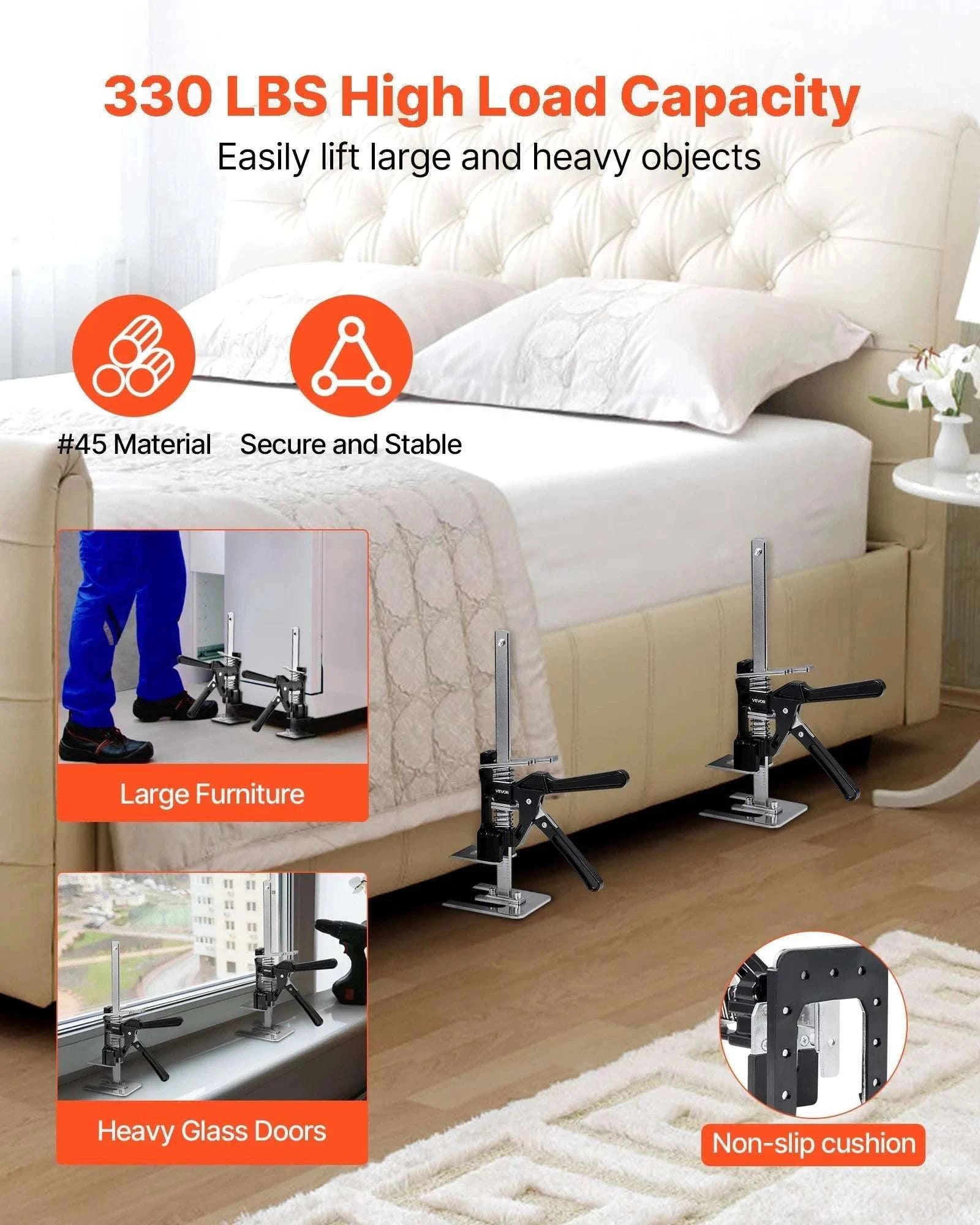 Labor Saving Arm Jack 2PCS Hand Lifting Tool 7.1" 330 lbs-2 mold 220mm / United States