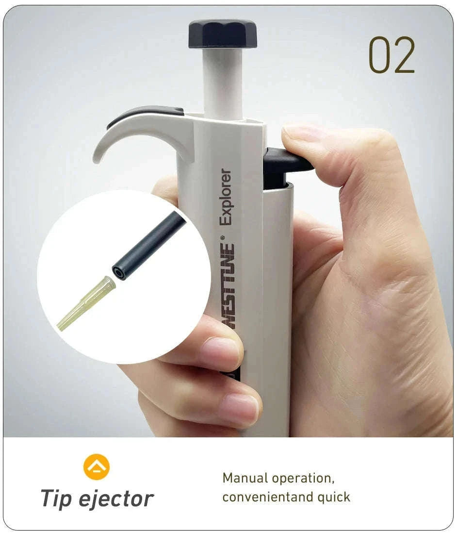 Laboratory Micro Pipette Gun, Single Channel, Adjustable Volume-100-1000ul