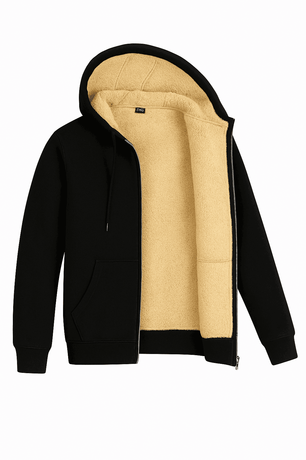 Lambswool Hoodie Jacket for Warm, Comfortable Winter Wear-Dark Grey / XXL
