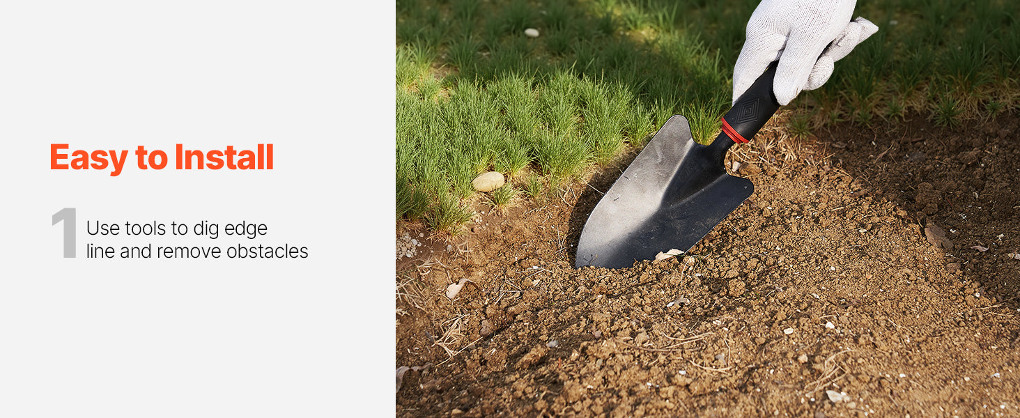 Steel Landscape Edging Rust-Resistant Bendable Garden Border