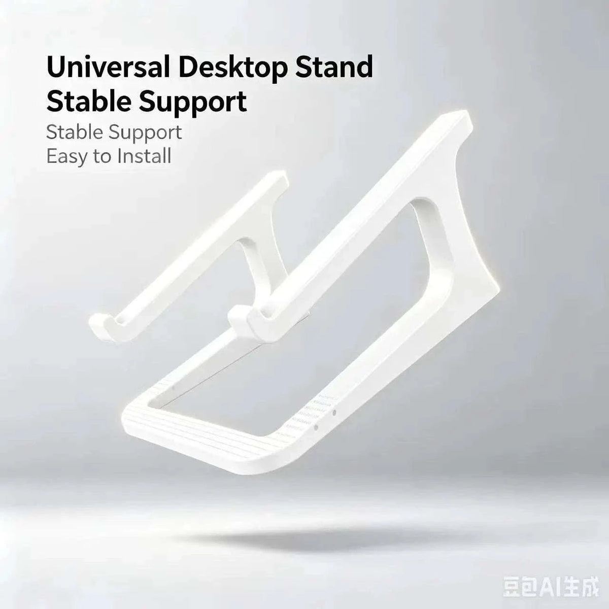 Laptop Stand with Keyboard Tray-white / China Mainland