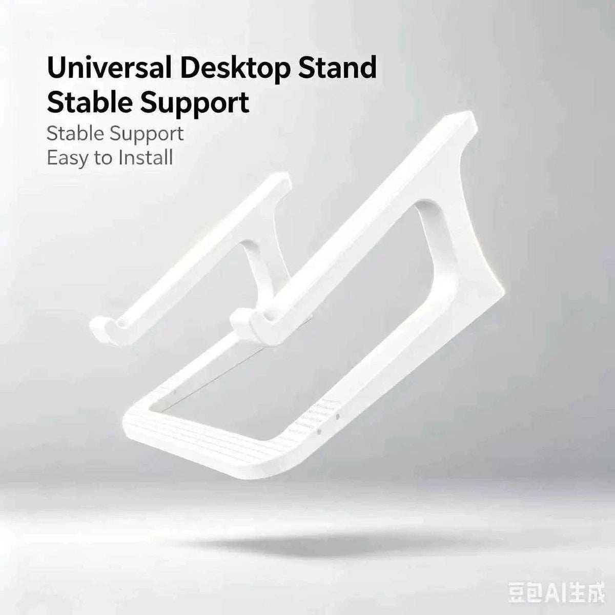 Laptop Stand with Keyboard Tray-white / China Mainland