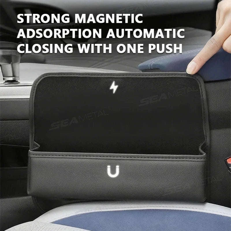 Large-Capacity Car Seat Gap Organizer-Black 1pc