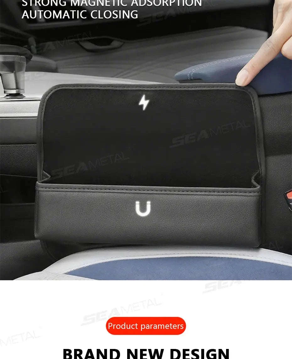 Large-Capacity Car Seat Gap Organizer-Black 1pc