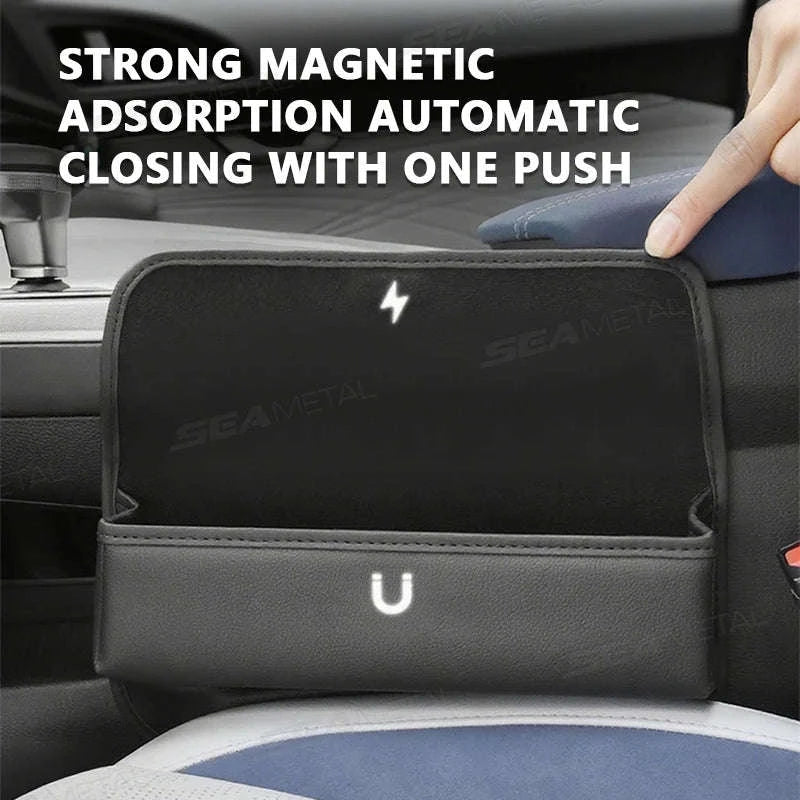 Large-Capacity Car Seat Gap Organizer-Black 1pc
