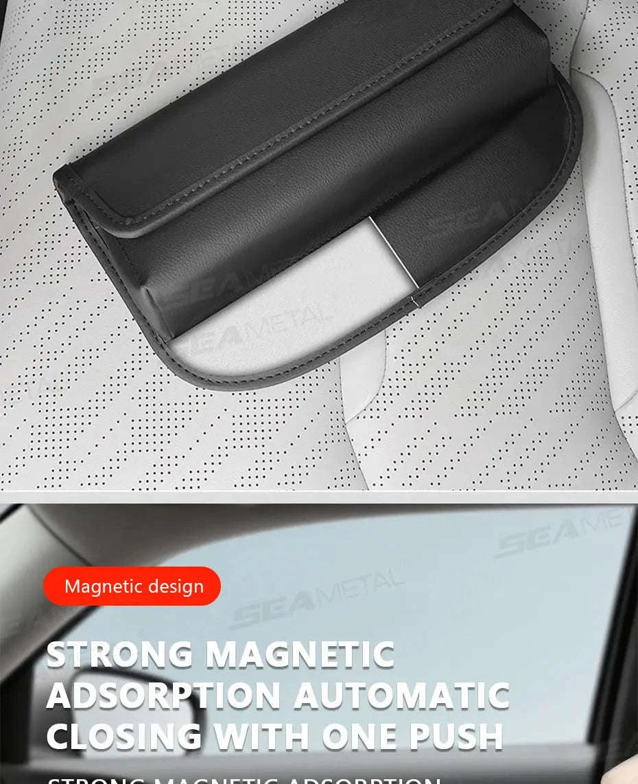 Large-Capacity Car Seat Gap Organizer-Black 1pc