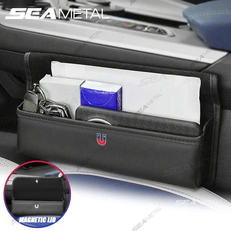 Large-Capacity Car Seat Gap Organizer-Black 1pc