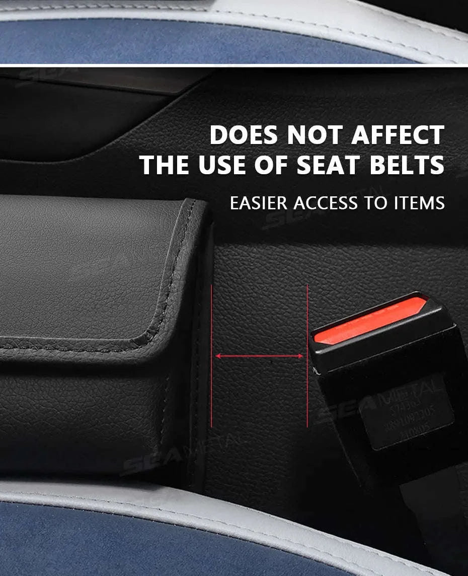Large-Capacity Car Seat Gap Organizer-Black 1pc
